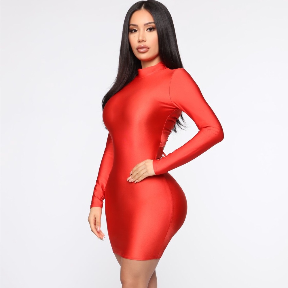Mini Ruched Tie Dress